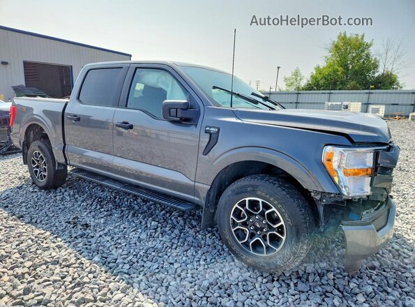 1FTEW1EP2NKE31354 2022 FORD F150 Black Передня права чверть
