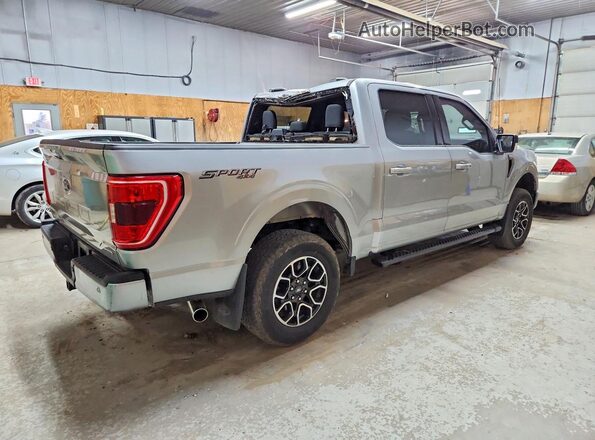 1FTEW1EP2PKF26032 2023 FORD F150 Серый Задняя правая четверть