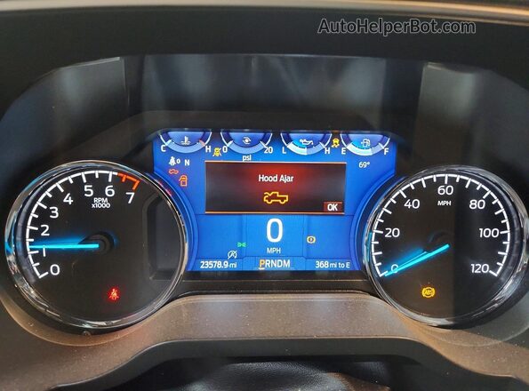 1FTEW1EP2PKF26032 2023 FORD F150 Серый Вид щитка приборов