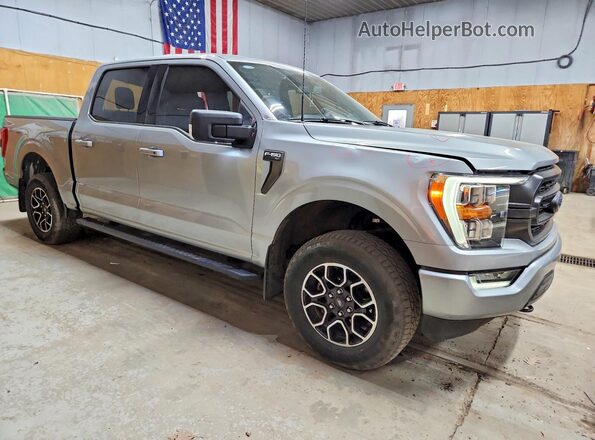 1FTEW1EP2PKF26032 2023 FORD F150 Серый Передняя правая четверть