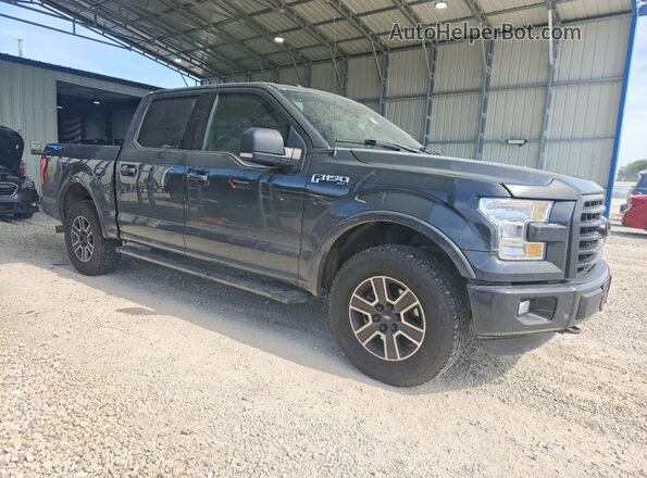 1FTEW1EP3GFC98874 2016 FORD F150 Gray Przód prawy