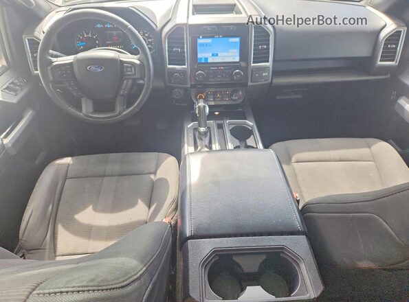 1FTEW1EP3GFC98874 2016 FORD F150 Gray Widok deski rozdzielczej
