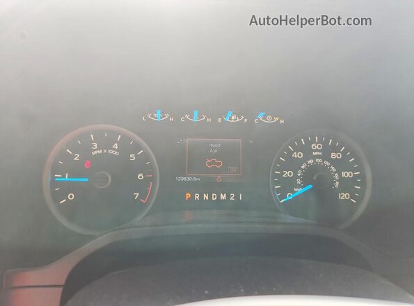 1FTEW1EP3GFC98874 2016 FORD F150 Gray Widok zestawu wskaźników