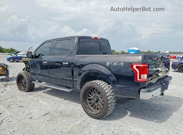 1FTEW1EP3HFC43097 2017 FORD F150 Black Tył lewy