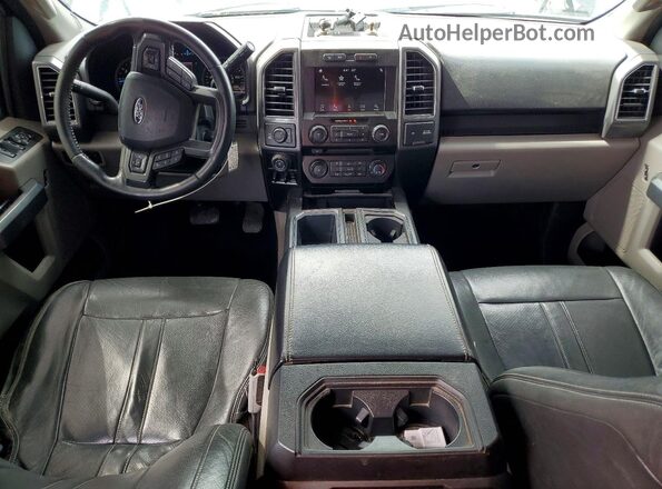 1FTEW1EP3HFC43097 2017 FORD F150 Black Widok deski rozdzielczej