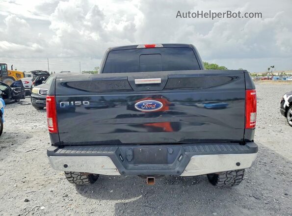 1FTEW1EP3HFC43097 2017 FORD F150 Black Widok z tyłu