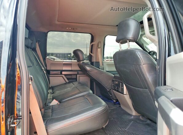 1FTEW1EP3HFC43097 2017 FORD F150 Black Widok tylnych siedzeń