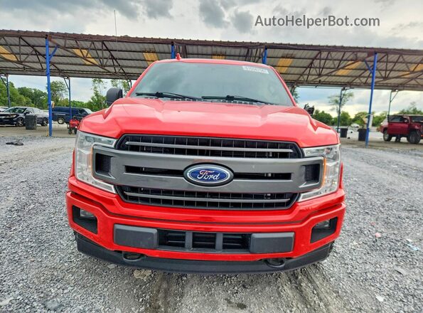1FTEW1EP3JFA92977 2018 FORD F150 Красный Вид спереди