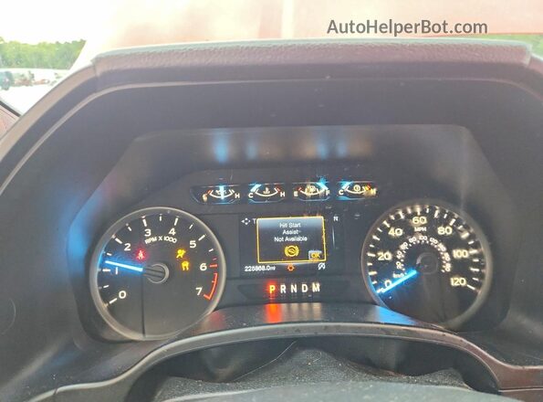 1FTEW1EP3JFA92977 2018 FORD F150 Красный Вид щитка приборов