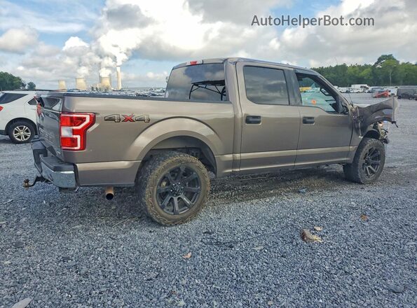 1FTEW1EP3JFD62211 2018 FORD F150 Brown უკანა მარჯვენა