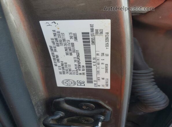 1FTEW1EP3JFD62211 2018 FORD F150 Brown ძრავის განყოფილების ხედი