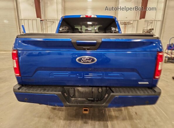 1FTEW1EP3JKC09495 2018 FORD F150 Blue Rear view