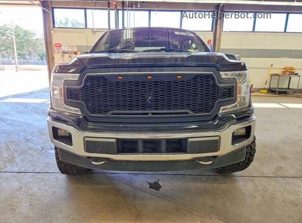 1FTEW1EP3JKC23526 2018 FORD F150 Черный Вид спереди