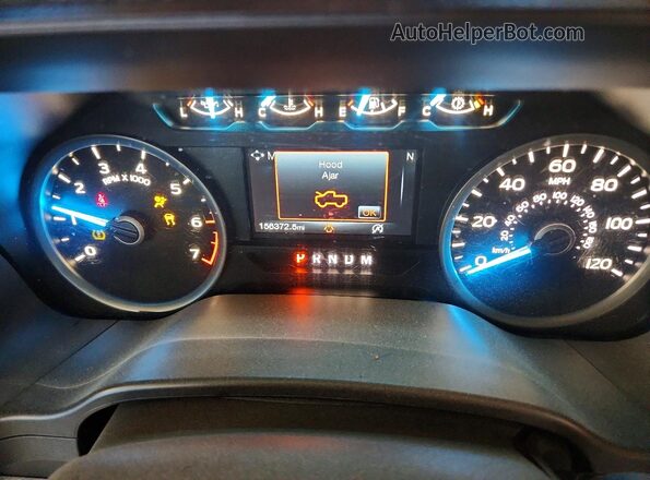 1FTEW1EP3JKC23526 2018 FORD F150 Черный Вид щитка приборов