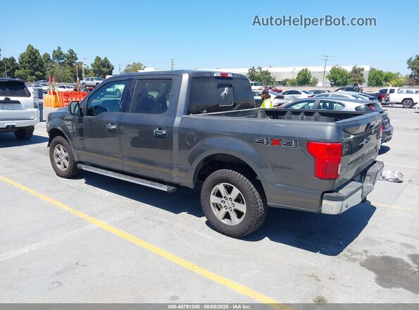1FTEW1EP3JKF12499 2018 FORD F150 Серый Задняя левая четверть