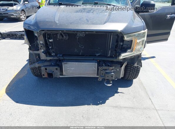 1FTEW1EP3JKF12499 2018 FORD F150 Серый Вид спереди