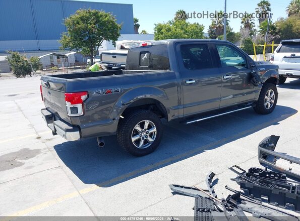 1FTEW1EP3JKF12499 2018 FORD F150 Серый Задняя правая четверть