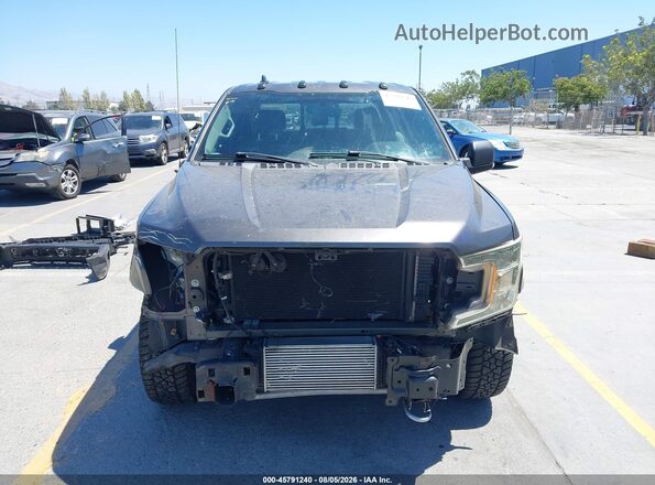 1FTEW1EP3JKF12499 2018 FORD F150 Серый Вид задней части салона
