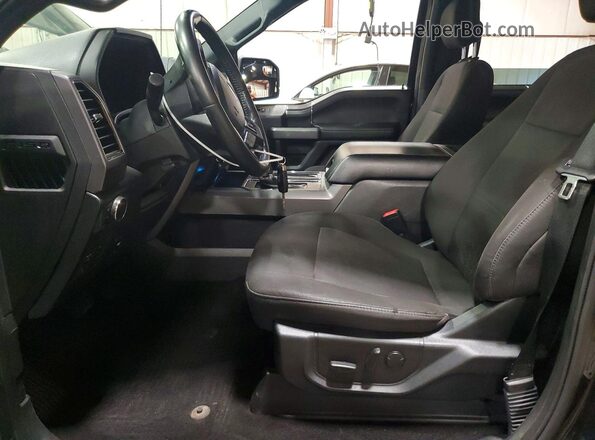 1FTEW1EP3KFC14867 2019 FORD F150 Black Widok wnętrza z przodu