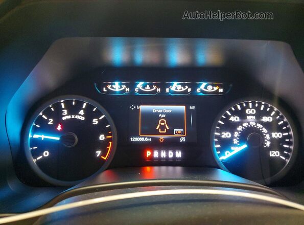 1FTEW1EP3KFC14867 2019 FORD F150 Black Widok zestawu wskaźników