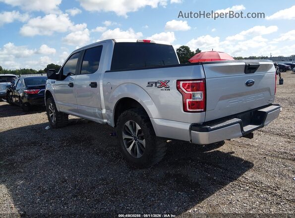 1FTEW1EP3KKC46189 2019 FORD F150 Серебряный Задняя левая четверть