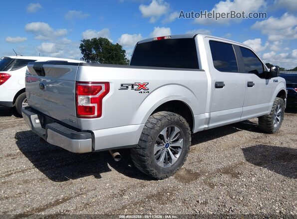 1FTEW1EP3KKC46189 2019 FORD F150 Серебряный Задняя правая четверть
