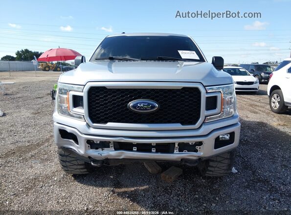 1FTEW1EP3KKC46189 2019 FORD F150 Серебряный Вид щитка приборов