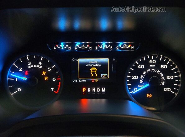 1FTEW1EP3LFC48146 2020 FORD F150 Black Вид щитка приладів