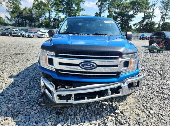 1FTEW1EP3LKD30594 2020 FORD F150 Blue Front view