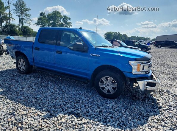 1FTEW1EP3LKD30594 2020 FORD F150 Blue Front right