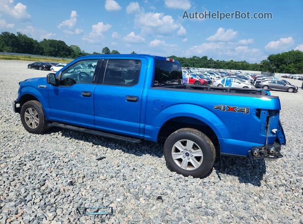 1FTEW1EP3LKD30594 2020 FORD F150 Blue Rear left