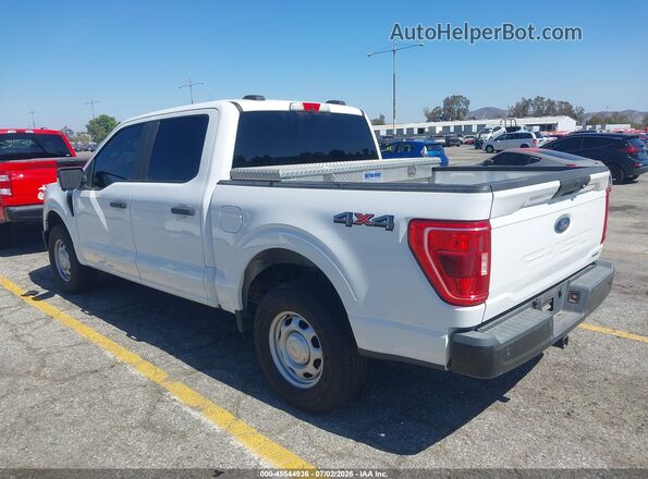 1FTEW1EP3MFB38389 2021 FORD F150 White Հետևի ձախ