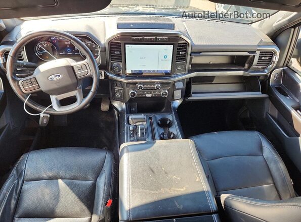 1FTEW1EP3MKD52886 2021 FORD F150 Black Vista del salpicadero