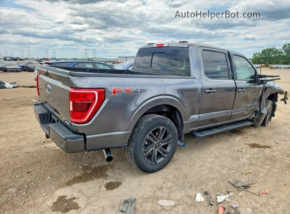 1FTEW1EP3NKD78034 2022 FORD F150 Gray უკანა მარჯვენა