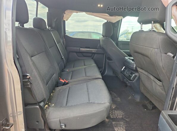 1FTEW1EP3NKD78034 2022 FORD F150 Gray უკანა სავარძლების ხედი