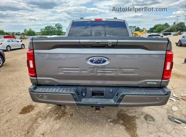 1FTEW1EP3NKD78034 2022 FORD F150 Gray უკანა ხედი