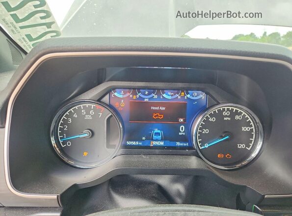 1FTEW1EP3NKD78034 2022 FORD F150 Gray ხელსაწყოთა პანელის ხედი