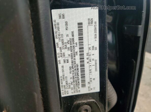 1FTEW1EP3PFC90161 2023 FORD F150 Black Vista del compartimento del motor