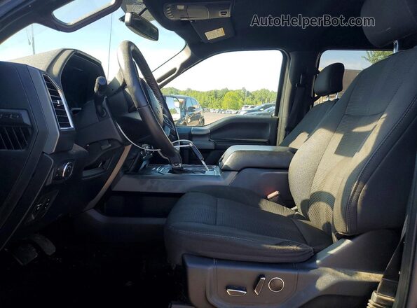 1FTEW1EP4GFB43654 2016 FORD F150 Gray Вид салону спереду