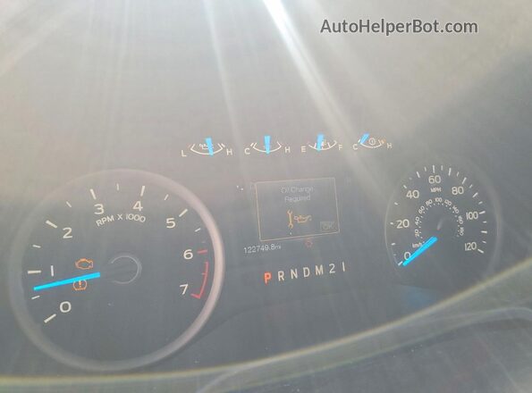 1FTEW1EP4GFB43654 2016 FORD F150 Gray Вид щитка приладів