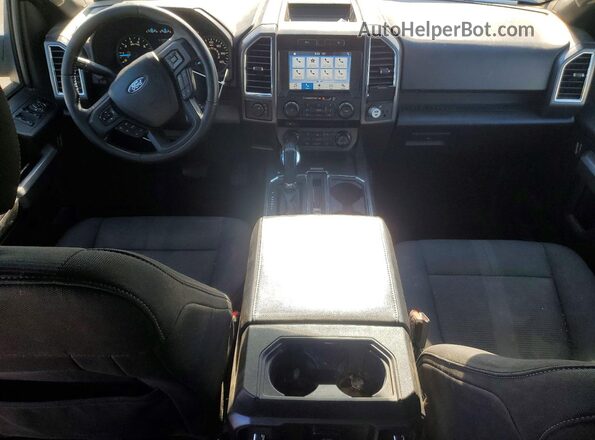 1FTEW1EP4GFB43654 2016 FORD F150 Gray Вид панелі приладів