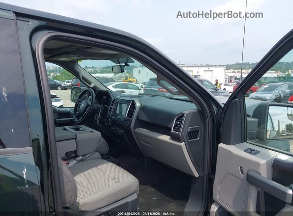 1FTEW1EP4GFB74242 2016 FORD F150 Зеленый Вид салона спереди