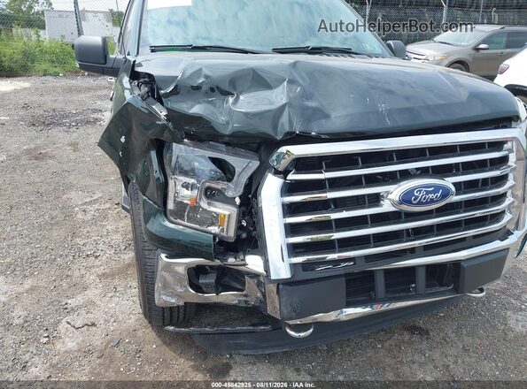 1FTEW1EP4GFB74242 2016 FORD F150 Зеленый Вид спереди