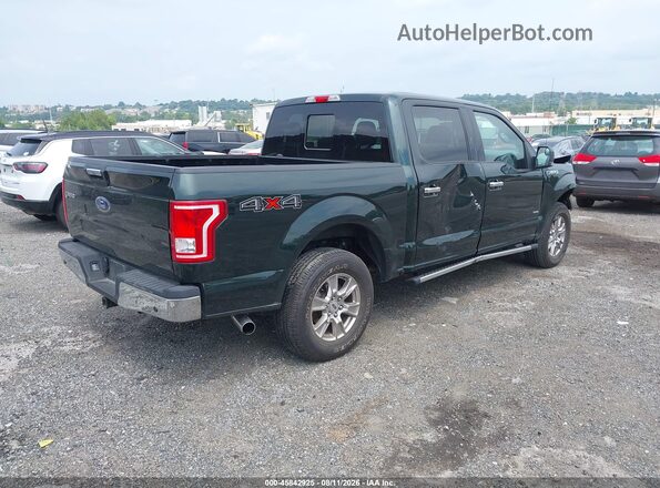 1FTEW1EP4GFB74242 2016 FORD F150 Зеленый Задняя правая четверть