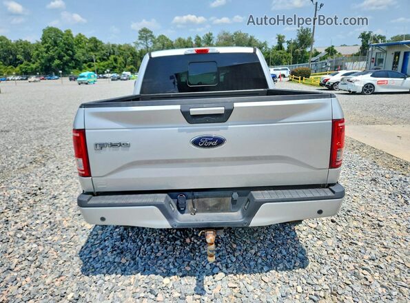 1FTEW1EP4GFC17655 2016 FORD F150 Silver Widok z tyłu