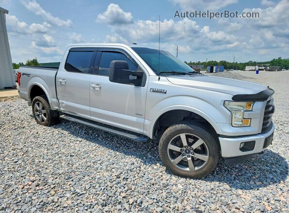1FTEW1EP4GFC17655 2016 FORD F150 Silver Przód prawy