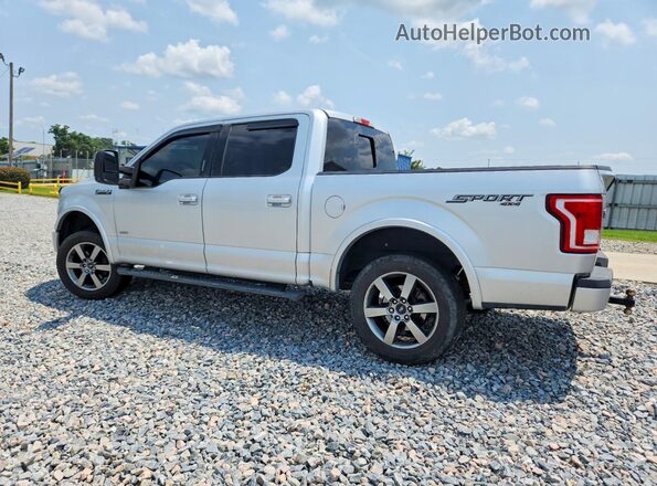 1FTEW1EP4GFC17655 2016 FORD F150 Silver Tył lewy
