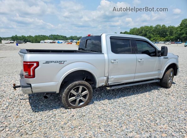 1FTEW1EP4GFC17655 2016 FORD F150 Silver Tył prawy