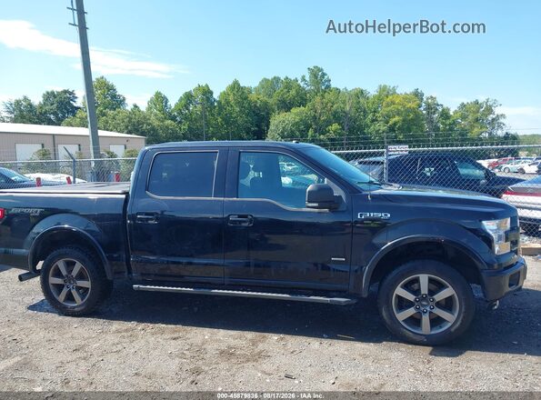 1FTEW1EP4GFC99354 2016 FORD F150 Black Widok wnętrza z tyłu