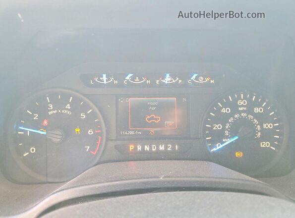1FTEW1EP4HFB32428 2017 FORD F150 Gray Սարքավորումների վահանակի տեսք